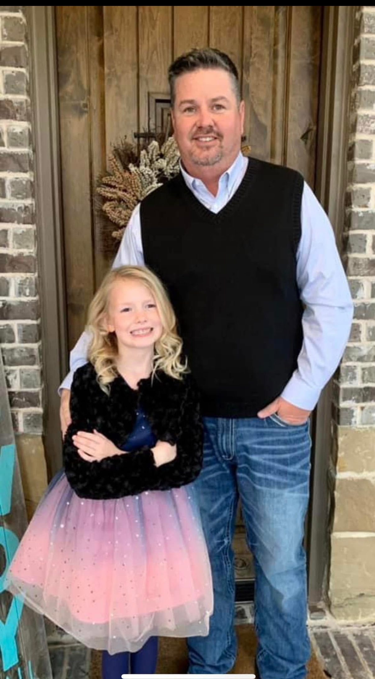 Greg Anderson with his daughter Elizabeth